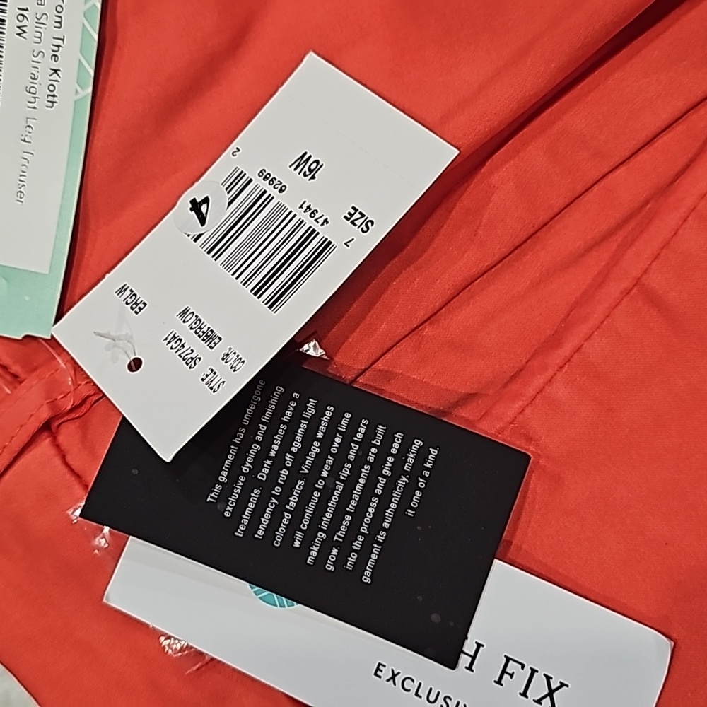NWT Kut from the Kloth Coral Pants 16W - Picture 5 of 7